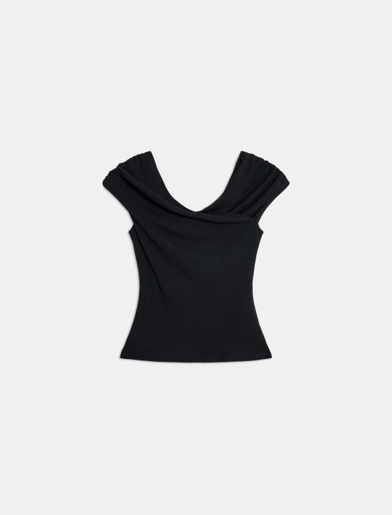 топ из фактурного хлопка - цена, описание и отзывы - фото №1