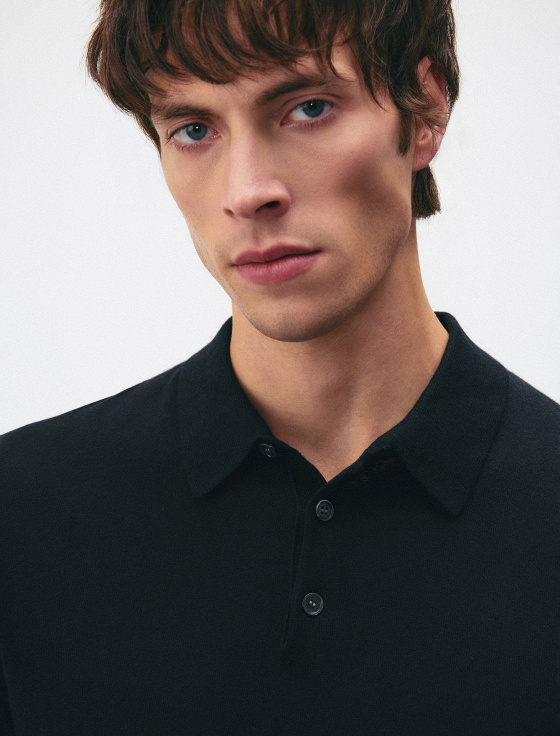 джемпер-поло из хлопка и льна - цена, описание и отзывы - фото №5