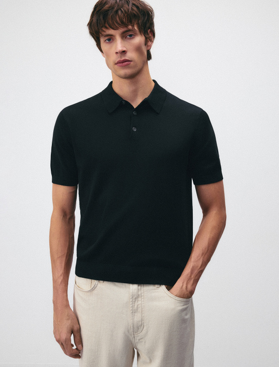 джемпер-поло из хлопка и льна - цена, описание и отзывы - фото №2