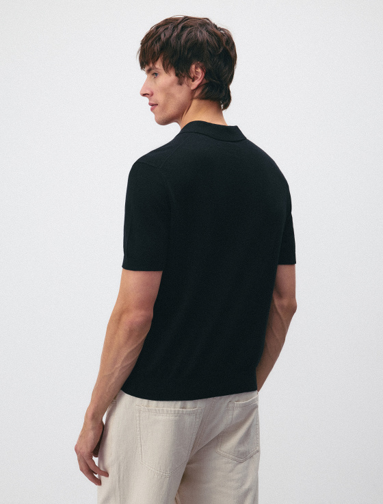 джемпер-поло из хлопка и льна - цена, описание и отзывы - фото №3