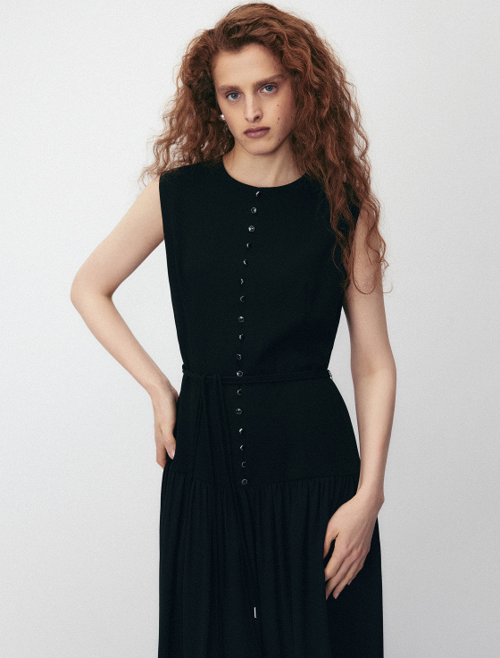 платье миди из ацетата - цена, описание и отзывы - фото №3