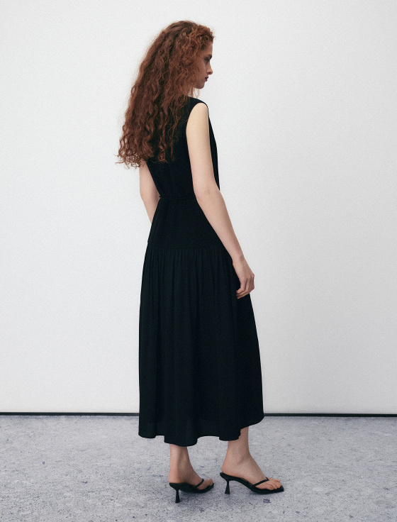 платье миди из ацетата - цена, описание и отзывы - фото №2