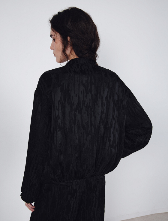бомбер жаккардовый - цена, описание и отзывы - фото №2