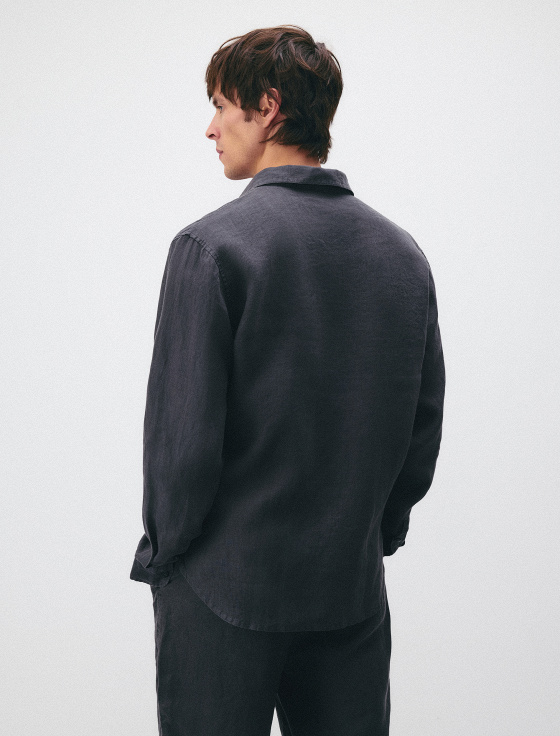 рубашка из 100% льна - цена, описание и отзывы - фото №3