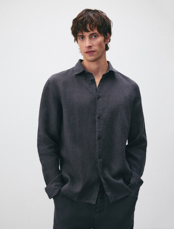 рубашка из 100% льна - цена, описание и отзывы - фото №1