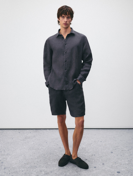 рубашка из 100% льна - цена, описание и отзывы - фото №2