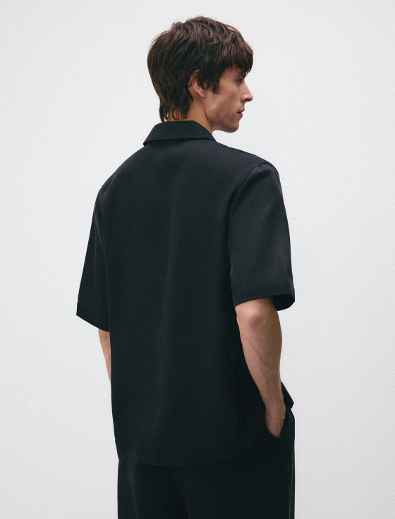 рубашка из 100% лиоцелла с коротким рукавом - цена, описание и отзывы - фото №3