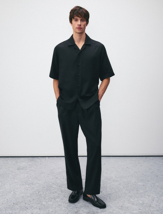 рубашка из 100% лиоцелла с коротким рукавом - цена, описание и отзывы - фото №4