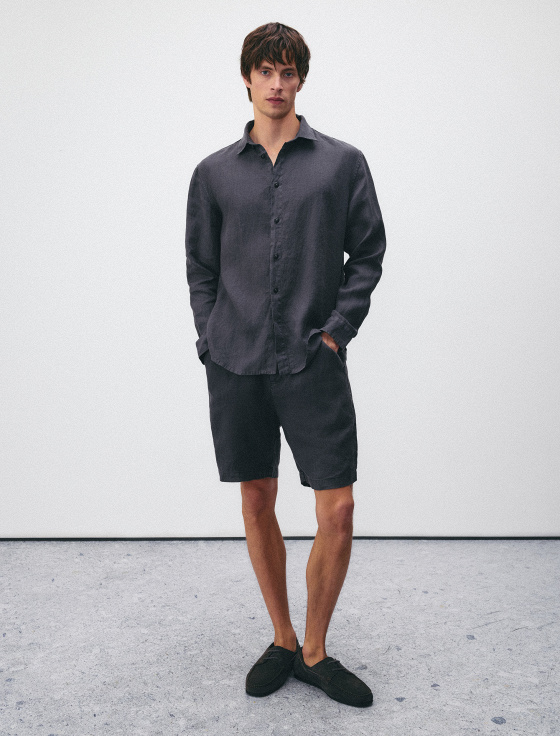 шорты из 100% льна - цена, описание и отзывы - фото №2