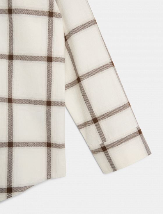 рубашка из 100% хлопка в клетку - цена, описание и отзывы - фото №4