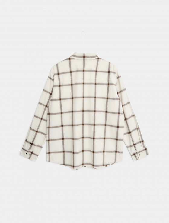 рубашка из 100% хлопка в клетку - цена, описание и отзывы - фото №2