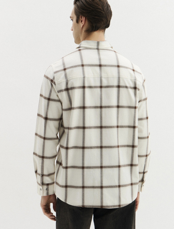 рубашка из 100% хлопка в клетку - цена, описание и отзывы - фото №3