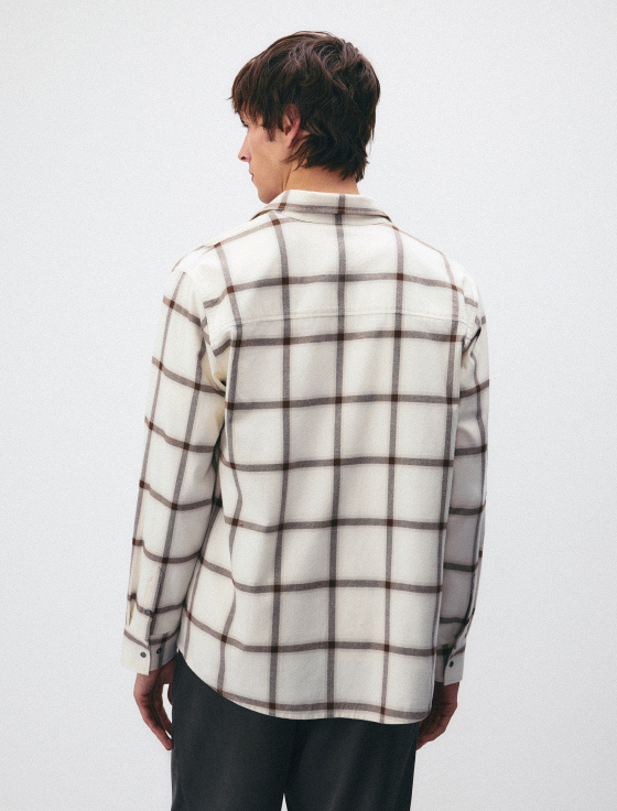 рубашка из 100% хлопка в клетку - цена, описание и отзывы - фото №3