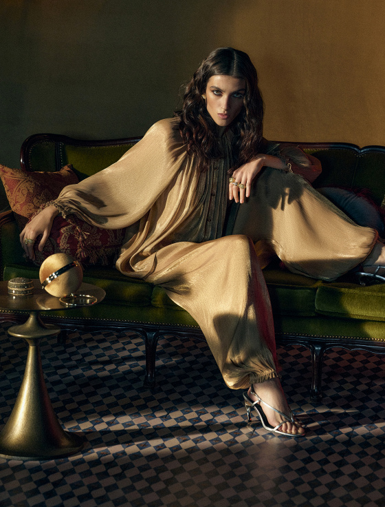 брюки из мерцающего шифона - цена, описание и отзывы - фото №2