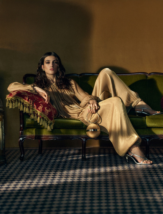 брюки из мерцающего шифона - цена, описание и отзывы - фото №3