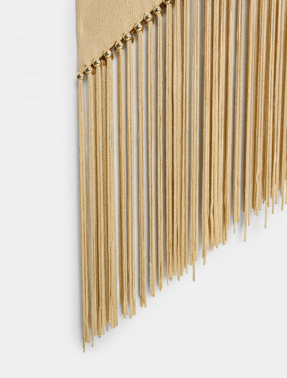 платье асимметричное с бахромой - цена, описание и отзывы - фото №8