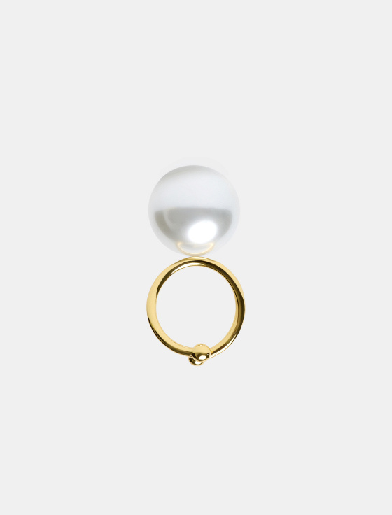 кольцо с бусиной - цена, описание и отзывы - фото №1