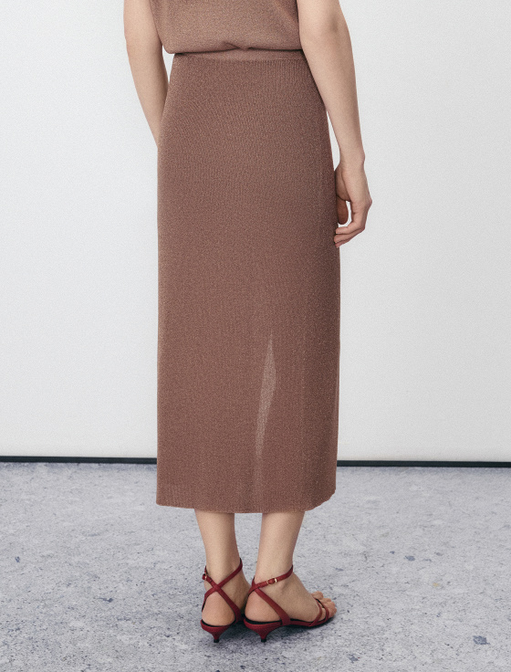 юбка миди со шлицей - цена, описание и отзывы - фото №3