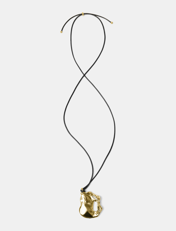 подвеска из латуни с мятым эффектом - цена, описание и отзывы - фото №1