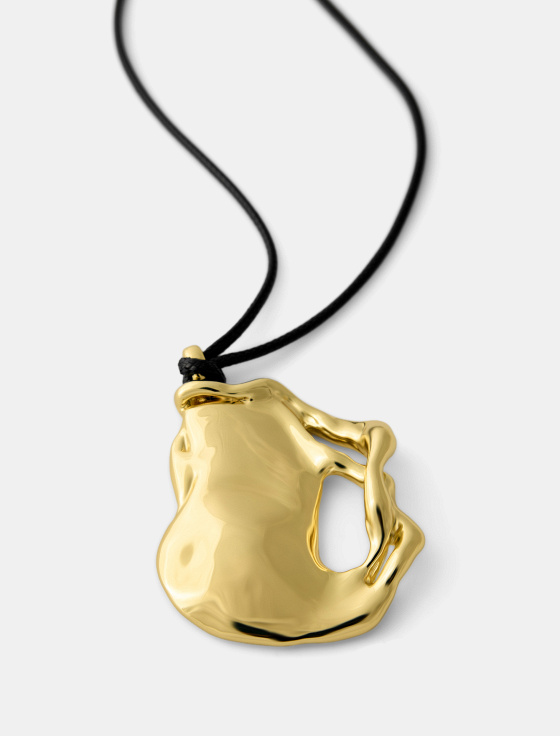 подвеска из латуни с мятым эффектом - цена, описание и отзывы - фото №2