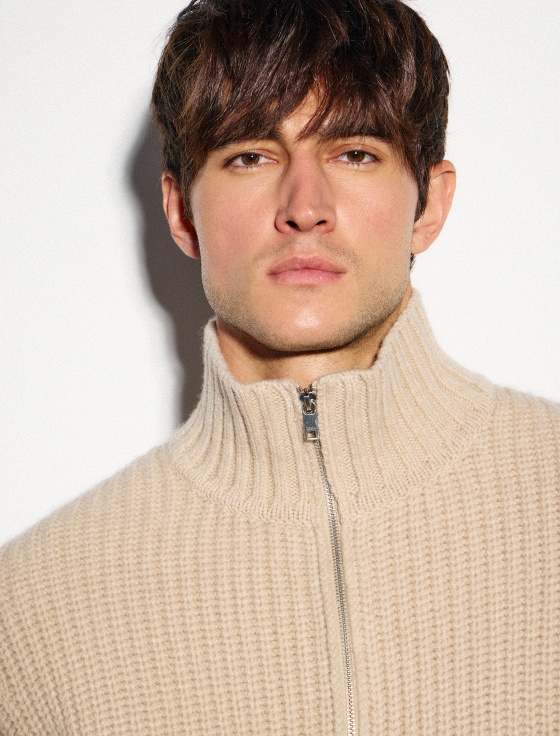 кардиган на молнии из 100% шерсти - цена, описание и отзывы - фото №5