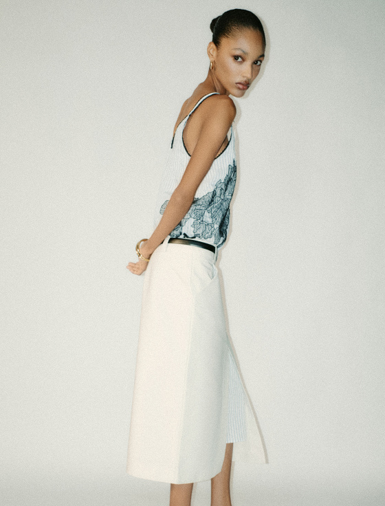 юбка миди из 100% хлопка - цена, описание и отзывы - фото №3