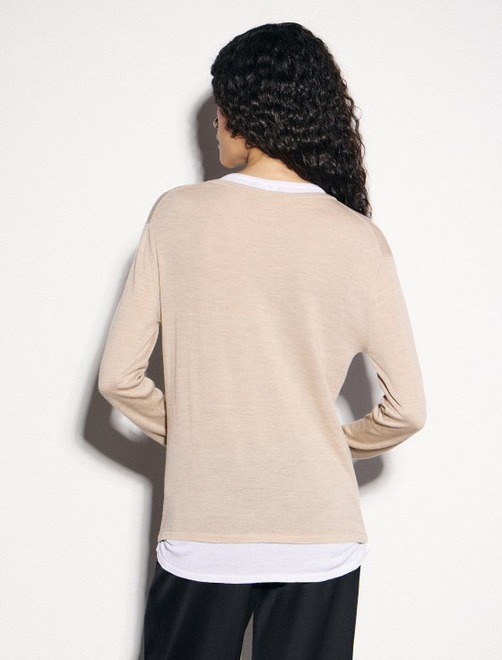 джемпер из 100% шерсти - цена, описание и отзывы - фото №5