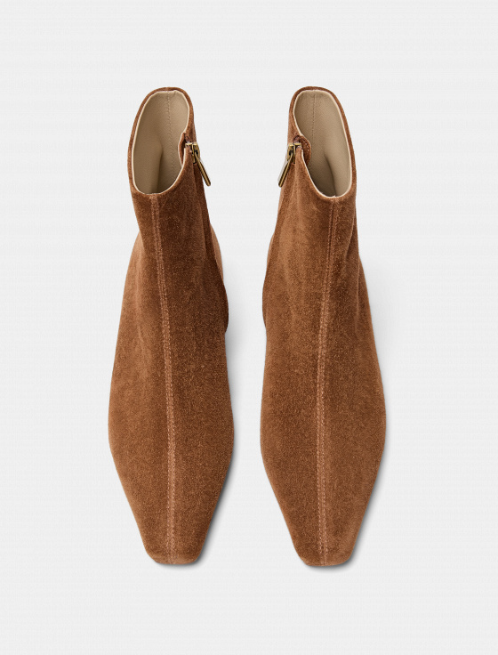 ботильоны из натуральной замши - цена, описание и отзывы - фото №3