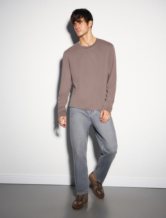 лонгслив из 100% хлопка - цена, описание и отзывы - фото №3