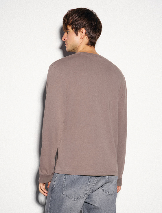 лонгслив из 100% хлопка - цена, описание и отзывы - фото №4