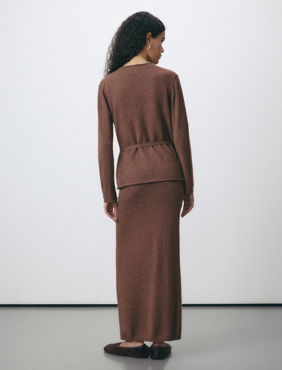 юбка миди из шерсти и кашемира - цена, описание и отзывы - фото №4