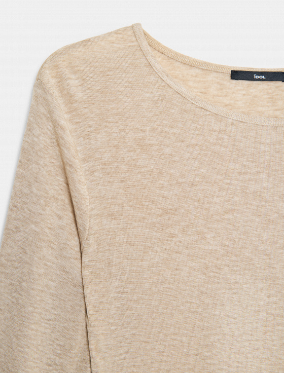 лонгслив из тенсела и шерсти - цена, описание и отзывы - фото №3