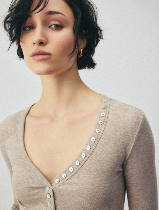 лонгслив из тенсела и шерсти - цена, описание и отзывы - фото №5