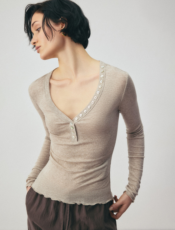 лонгслив из тенсела и шерсти - цена, описание и отзывы - фото №1