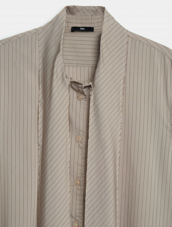 блуза в полоску с воротом-шарфом - цена, описание и отзывы - фото №10