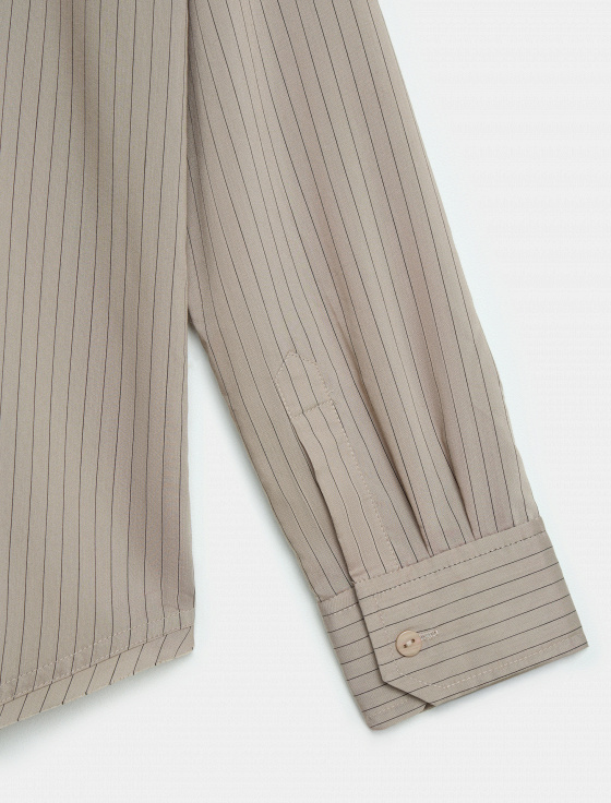 блуза в полоску с воротом-шарфом - цена, описание и отзывы - фото №9