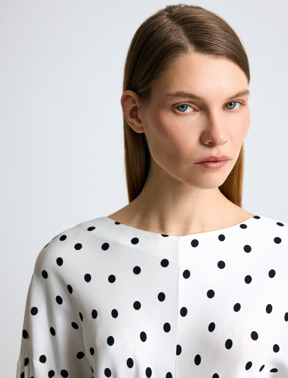 платье миди с принтом polka dot - цена, описание и отзывы - фото №5