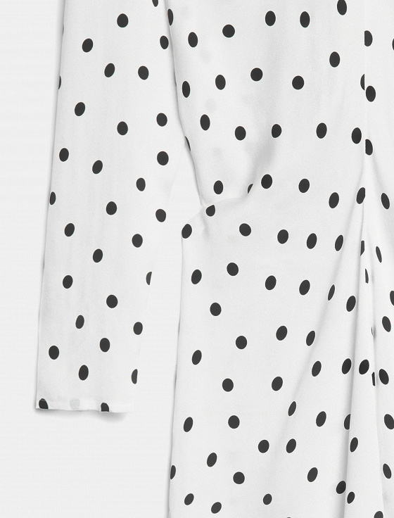платье миди с принтом polka dot - цена, описание и отзывы - фото №7