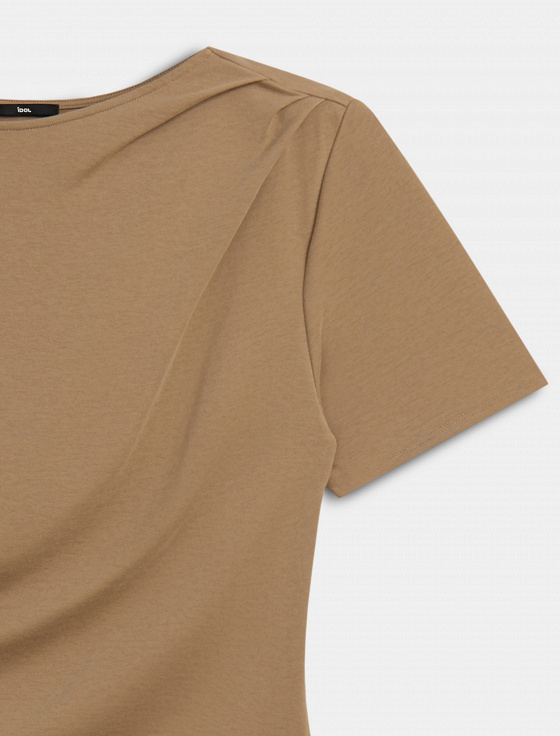 футболка со структурирующими складками - цена, описание и отзывы - фото №7