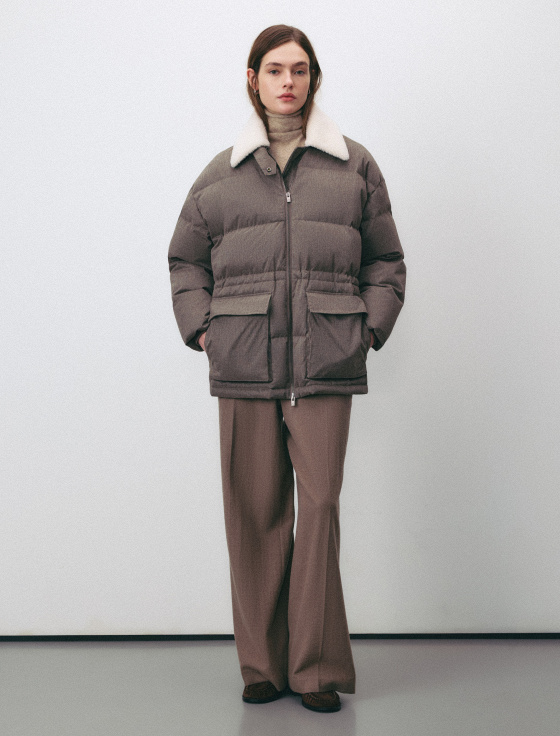 куртка с воротником из шерсти - цена, описание и отзывы - фото №2