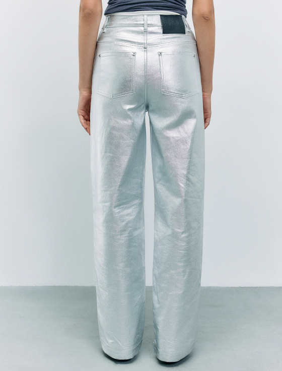брюки из 100% хлопка c серебряным покрытием - цена, описание и отзывы - фото №7