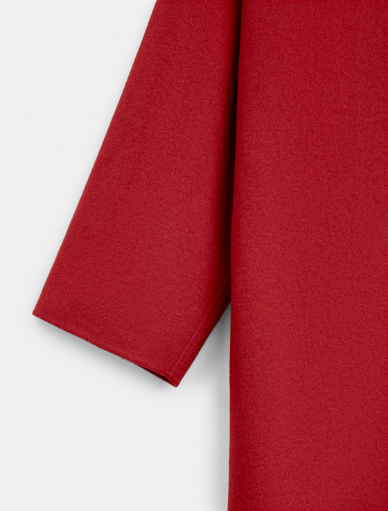 пальто из шерсти с шарфом - цена, описание и отзывы - фото №11