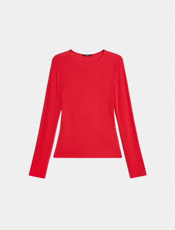 лонгслив из тенсела и шерсти - цена, описание и отзывы - фото №1