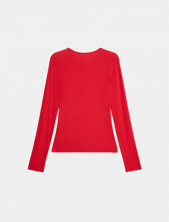 лонгслив из тенсела и шерсти - цена, описание и отзывы - фото №2