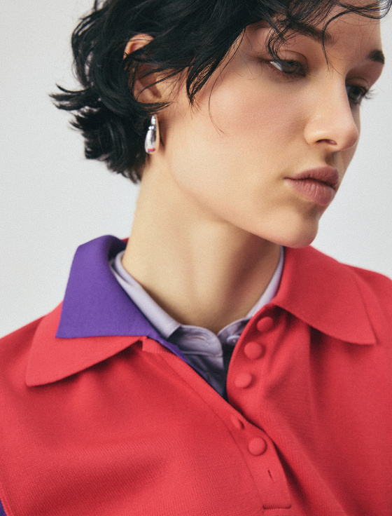 жилет из вискозы с отложным воротом - цена, описание и отзывы - фото №6