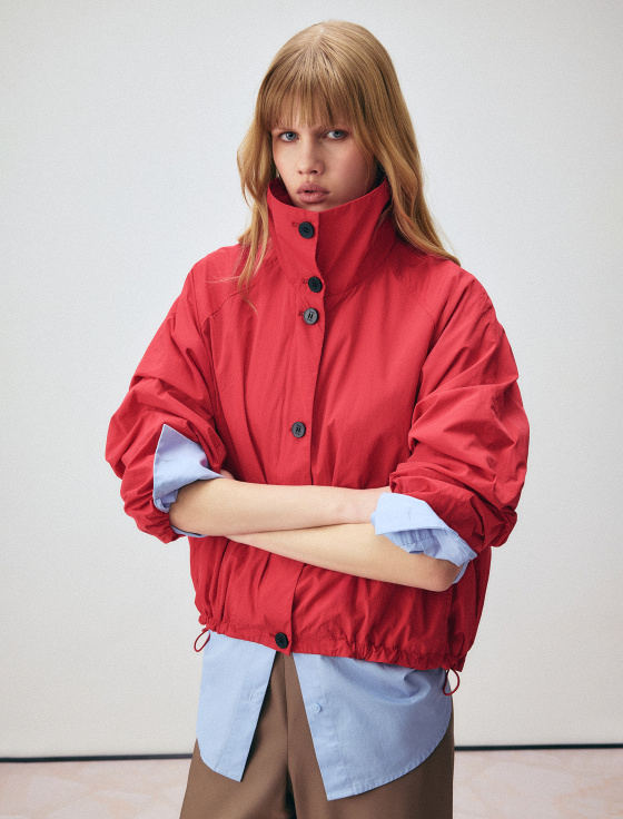 куртка с воротом стойкой - цена, описание и отзывы - фото №2