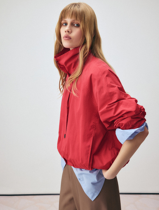 куртка с воротом стойкой - цена, описание и отзывы - фото №3