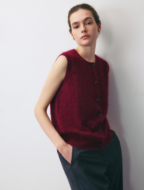 жилет из 100% brushed cashmere - цена, описание и отзывы - фото №2