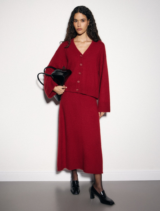 юбка макси с шерстью ангоры - цена, описание и отзывы - фото №3