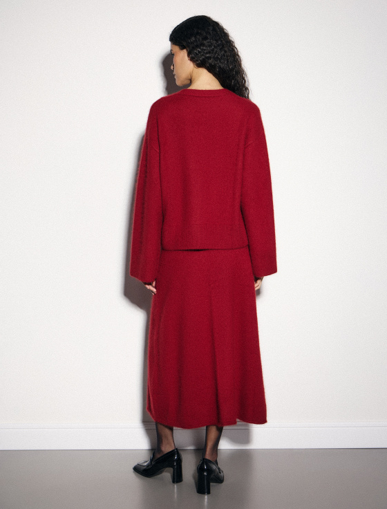 юбка макси с шерстью ангоры - цена, описание и отзывы - фото №5